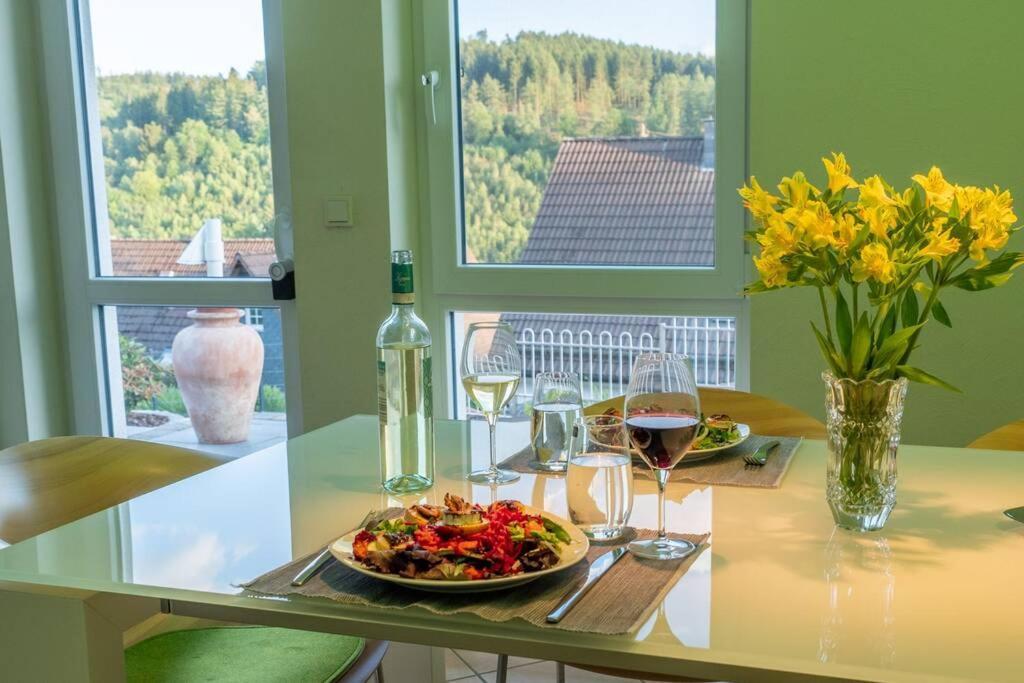 Wohnung Mit Talblick, Ladestation E-Auto Siegen Exterior photo
